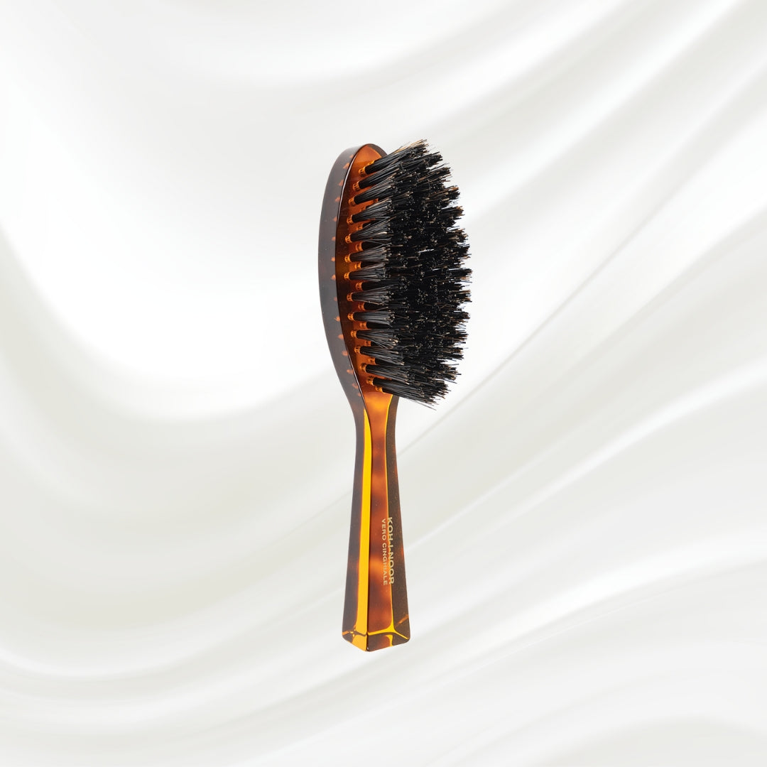 Jaspè Oval Hair Brush with Boar Bristles-0