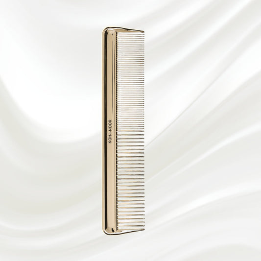 Metallic Wide and Close Spread Teeth Comb-4