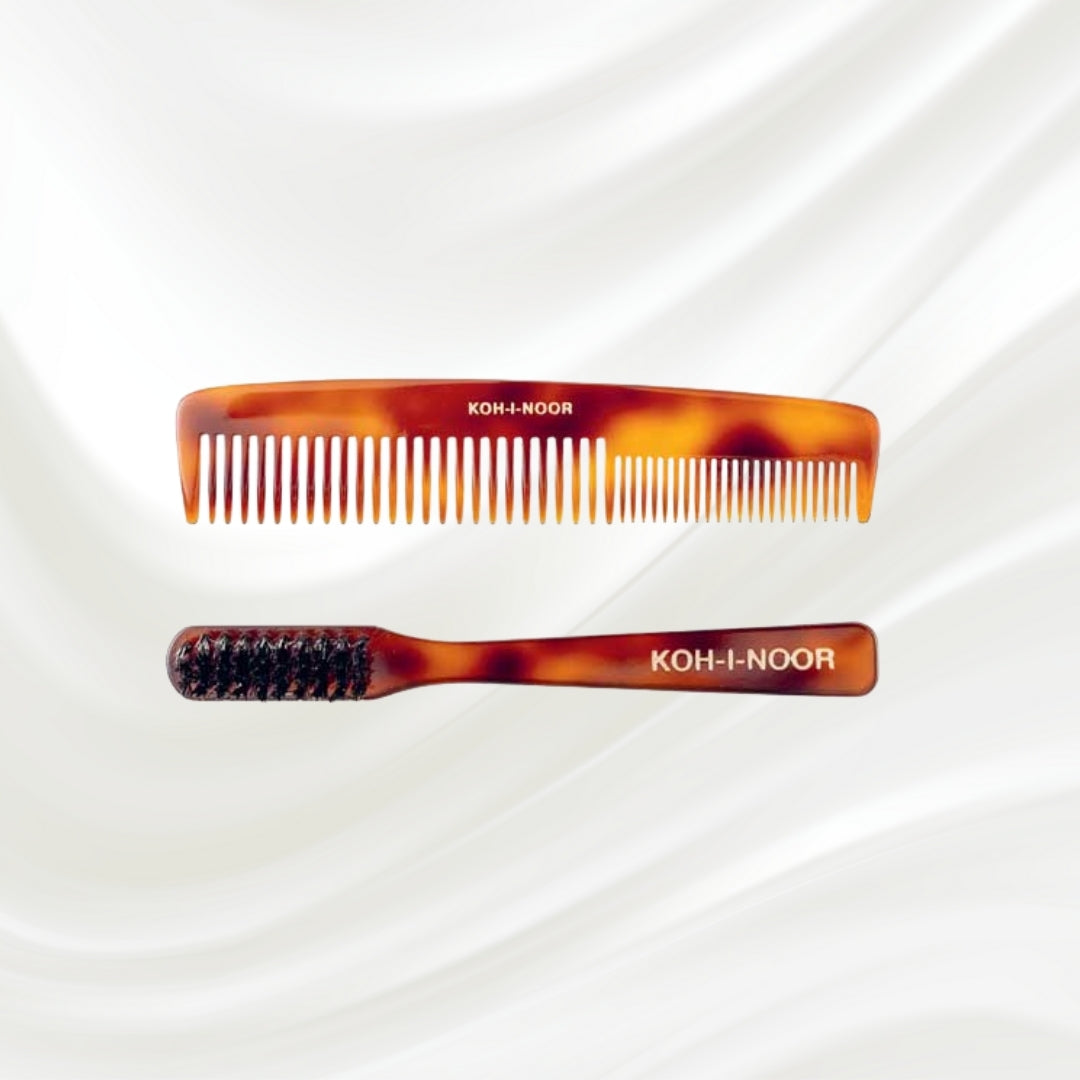 THE BEARD & MUSTACHE GROOMING SET