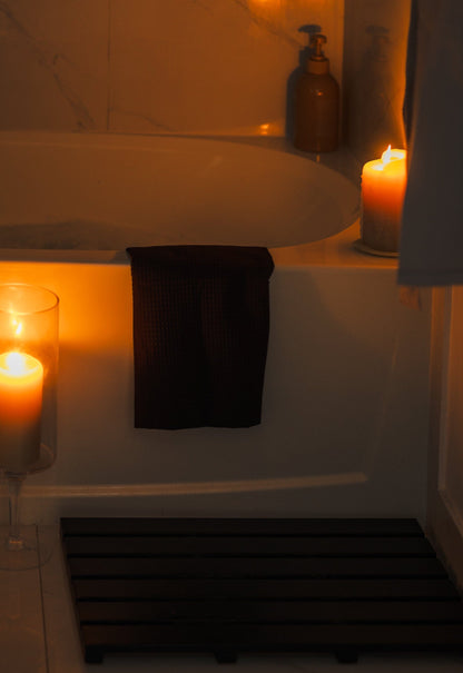 LUXURY ORGANIC WAFFLE COTTON TOWELS